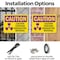 Signmission Radiation & Laser Sign, 7 in H x 10 in W, Plastic, Rectangle OS-2PACK-CR-P-710-L-10163 - alternate 4